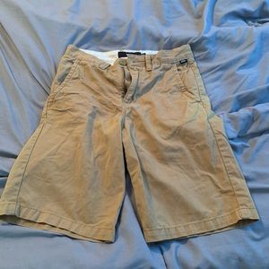 Vans khaki shorts boys SZ14
